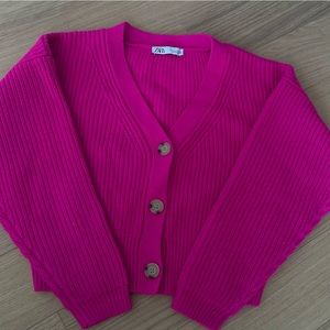 Zara Fuchsia Cardigan